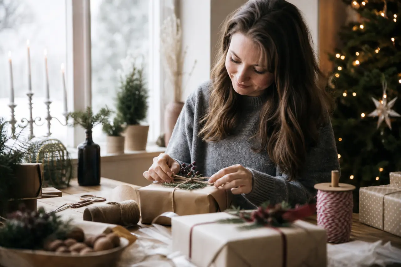 Personlig julklapp under förpackning - gravyr, foto eller handskriven hälsning
